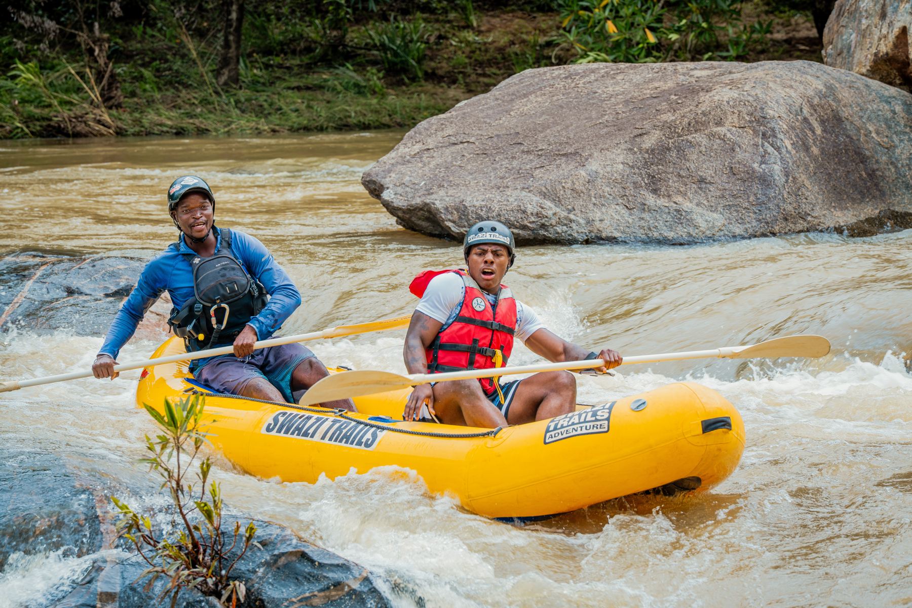White-water rafting
