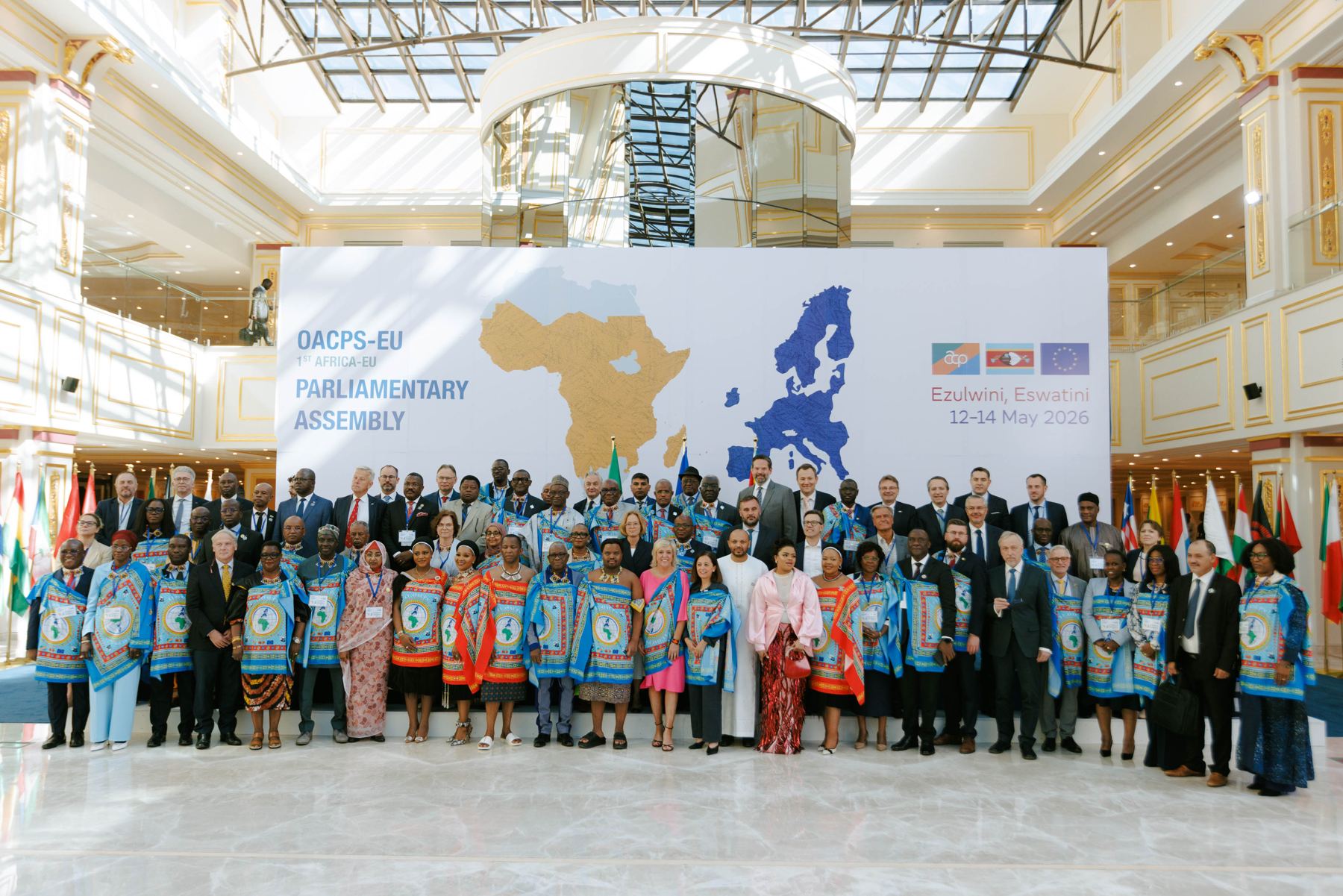 Delegates at an international assembly